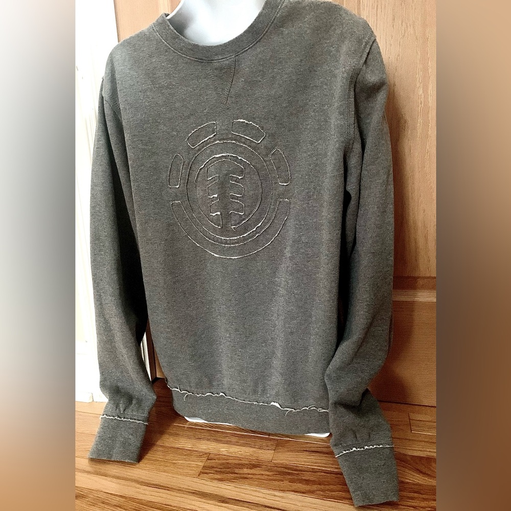 Element Distressed Crewneck Men's Sweatshirt /Sweater